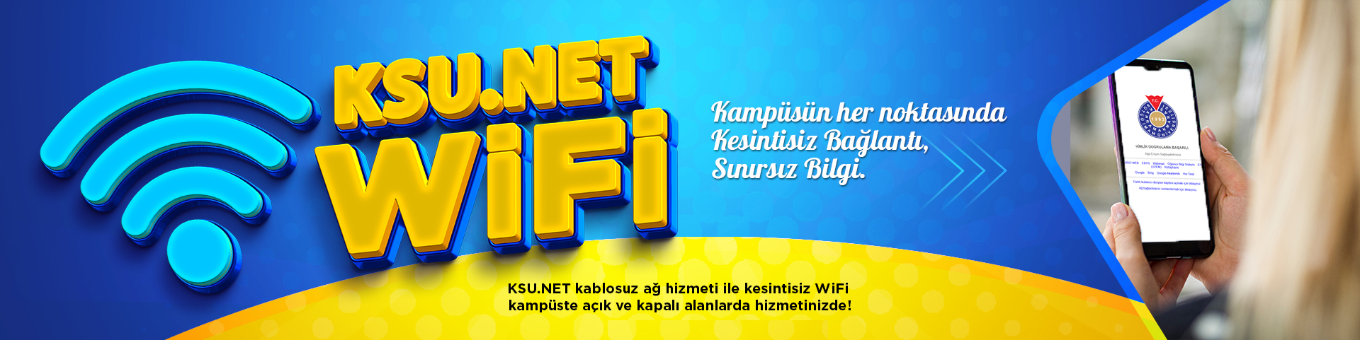 KSÜ - Kampüs Kablosuz Ağ Altyapısı Genişletildi